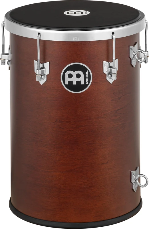 Meinl Percussion Traditional Wood Rebolo - Medium-Large Hand Drum with Nappa Head - Portable - 18 Inches Height - Poplar, Brown (REB1218AB-M)
