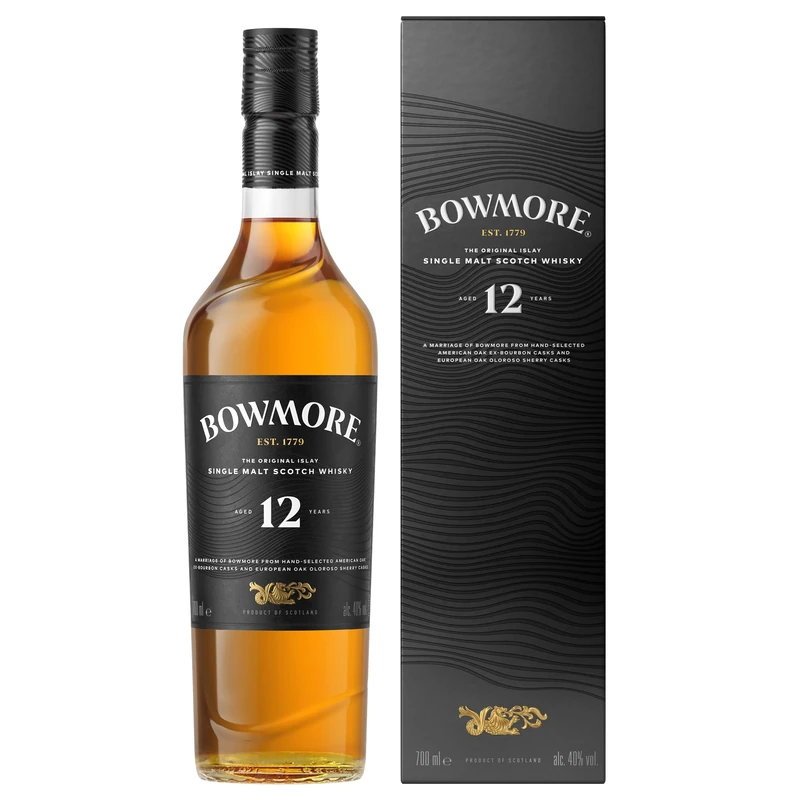 Bowmore 12 Year Old Single Malt Scotch Whisky, 70cl