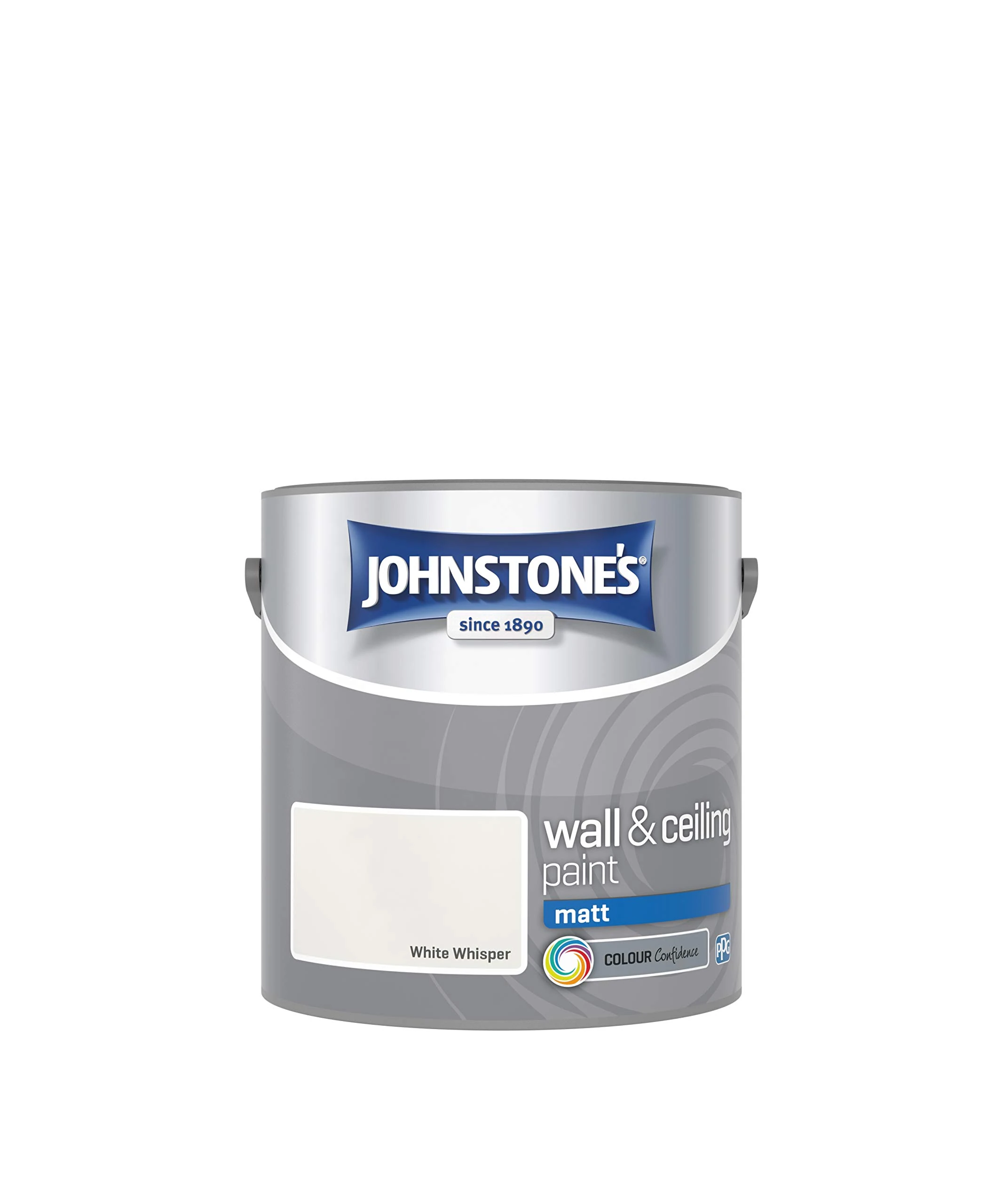 Johnstone's 306060 Vinyl Matt Emulsion - White Whisper,2.5