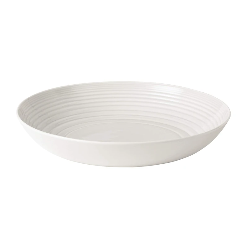 Royal Doulton Gordon Ramsay Maze GRMZWH21791 30cm Serving Bowl White, Stoneware, Stone