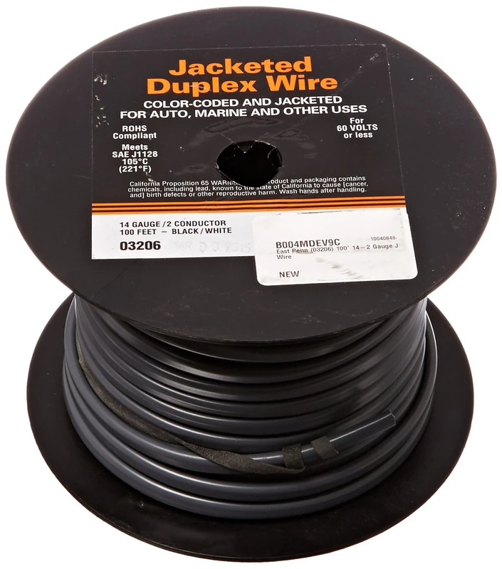 Deka East Penn (03206) 100' 14-2 Gauge Jacketed Wire - Image 1
