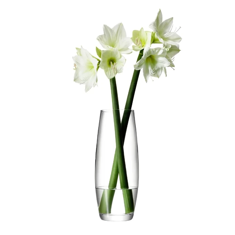 LSA International Flower Grand Stem Vase H41cm Clear| 1 Unit | Mouthblown & Handmade Glass | FW10