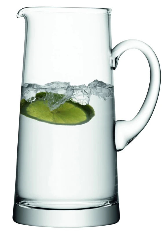 LSA International Bar Tapered Jug 1.9 Litre Clear| 1 Unit | Mouthblown and Handmade Glass | BR15