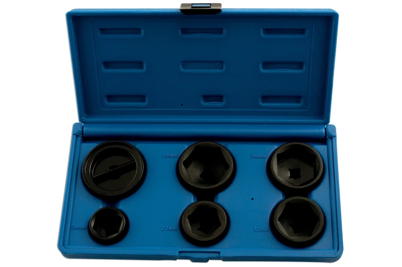 Laser 5123 Oil Filter Socket Set 3/8"D 6pc