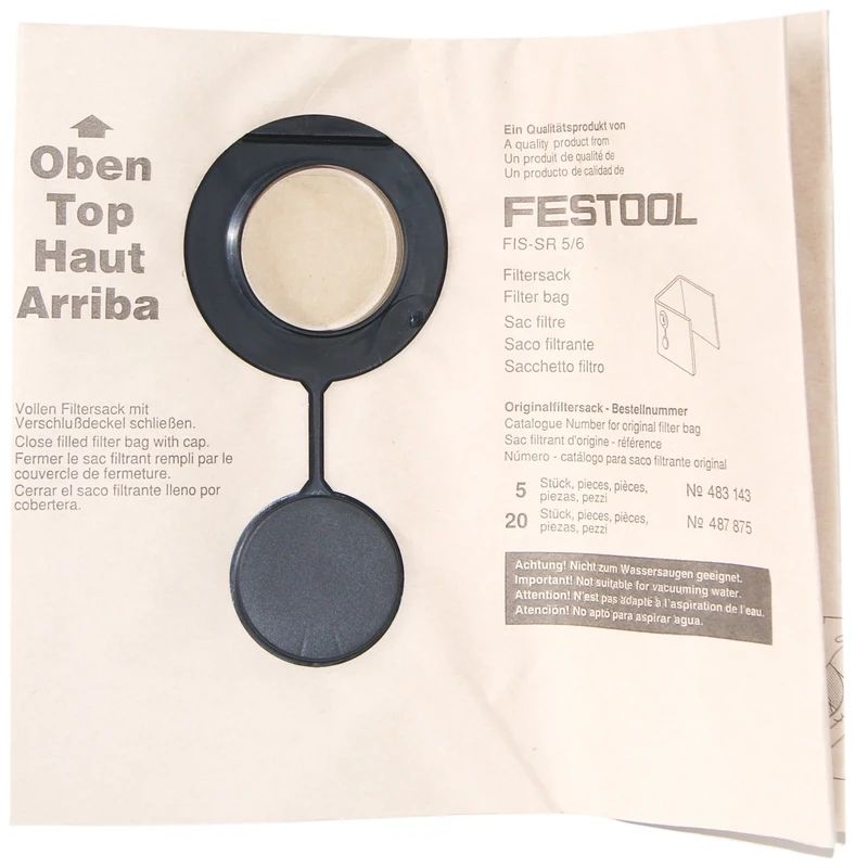 Festool Bolsa filtrante de dos capas FIS-SR 5/6 /5