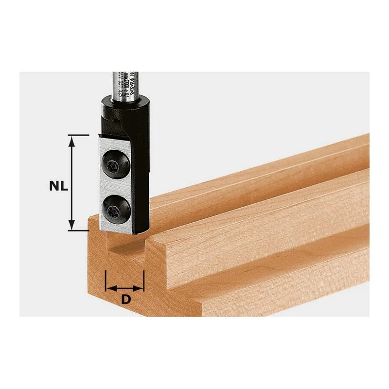 Festool Placas reversibles de fresa de ranuras HW D16/30 S8