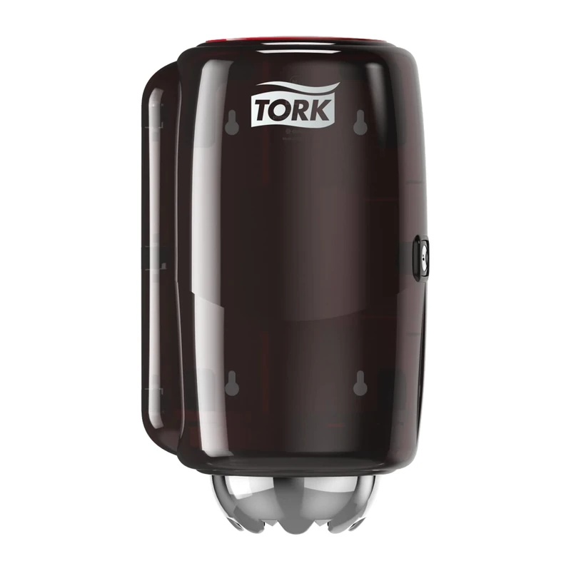 Tork Mini Centrefeed Dispenser Suitable For Tork Mini Basic Paper Wall Mounted Performance Design, Black/Red