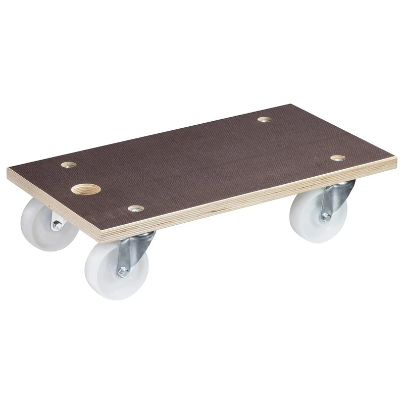 WAGNER moving dolly MM 1143 I 57,5 x 30 cm - for heavy boxes, appliances & furniture I lifting hole I non-slip surface I FSC®-certified I load capacity 500 kg - 20114301