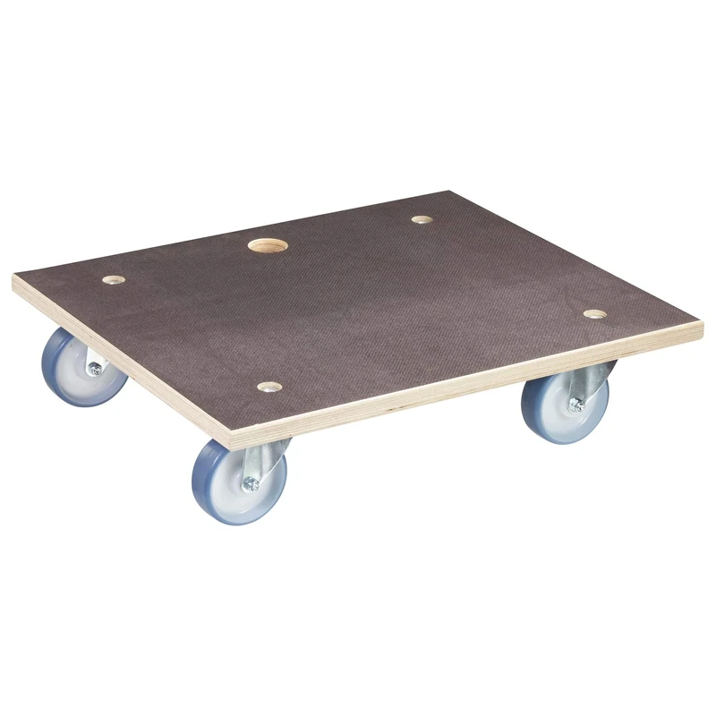 WAGNER moving dolly MM 1145 I 59 x 49 cm - for heavy boxes, appliances & furniture I lifting hole I non-slip surface I FSC®-certified I load capacity 500 kg - 20114501