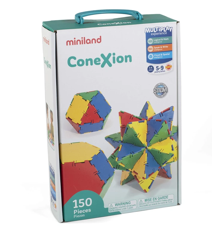 Miniland Connection Shape Set in Container (150-Piece) 32110