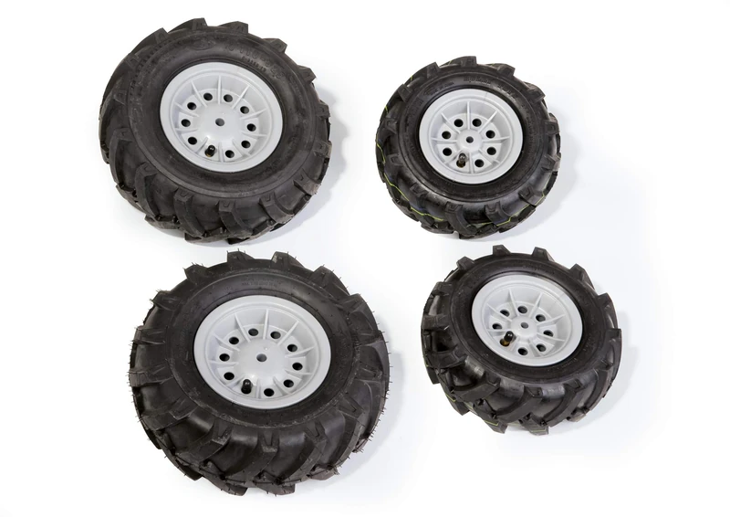 Rolly Toys 409846 pneumatic tires for tractors Silver Rim