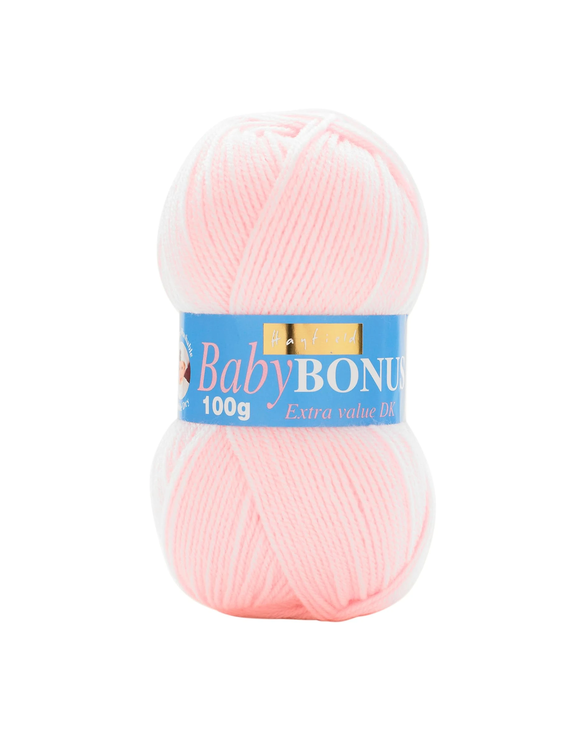 Hayfield Bonus DK Double Knitting, Baby Pink (851), 100g by Sirdar