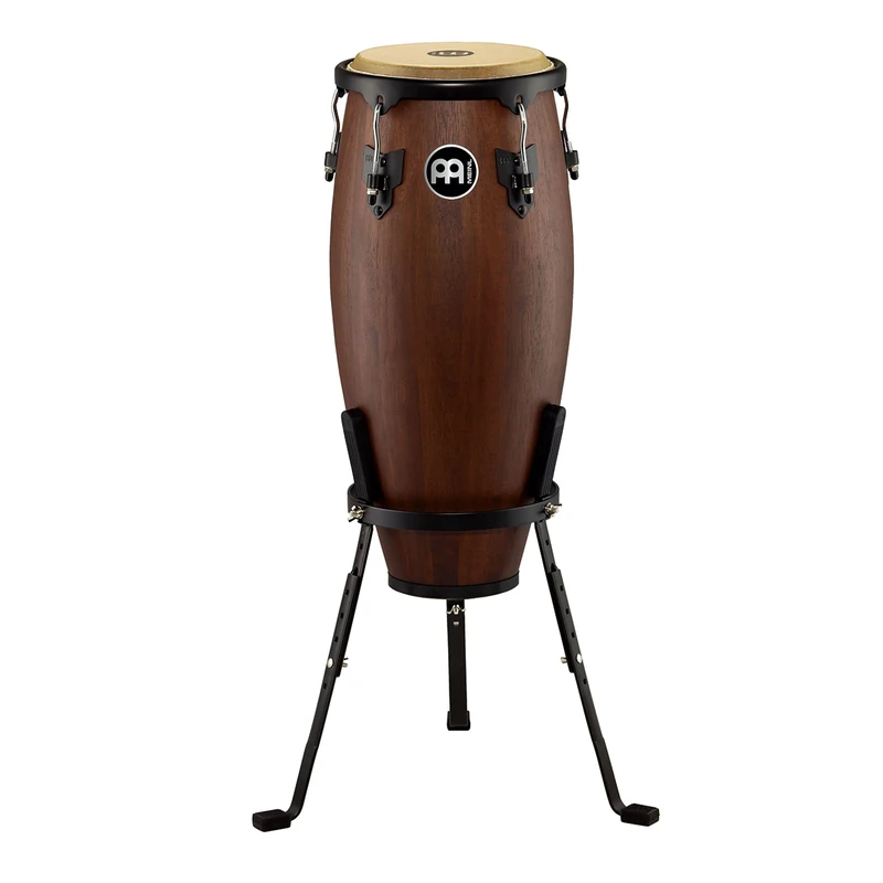 Meinl Percussion Headliner Designer Conga - Small Handdrum - With Buffalo Skin Head - Diameter 10 Inches - Siam Oak, Dark Brown (HC10VWB-M)