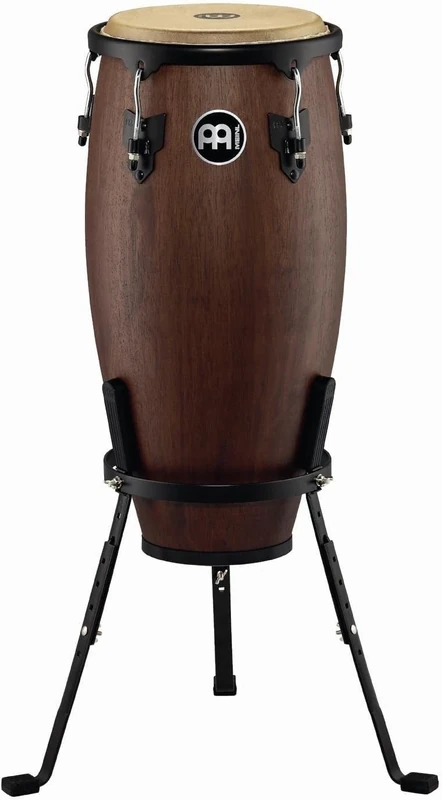 Meinl Percussion Headliner Designer Conga - Medium-Sized Handdrum - With Buffalo Skin Head - Diameter 11 Inches - Siam Oak, Dark Brown (HC11VWB-M)