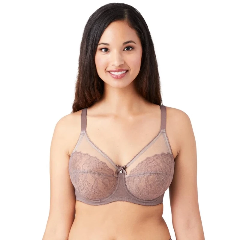 Wacoal Women's Retro Chic Underwire Bra - Brown - 42E