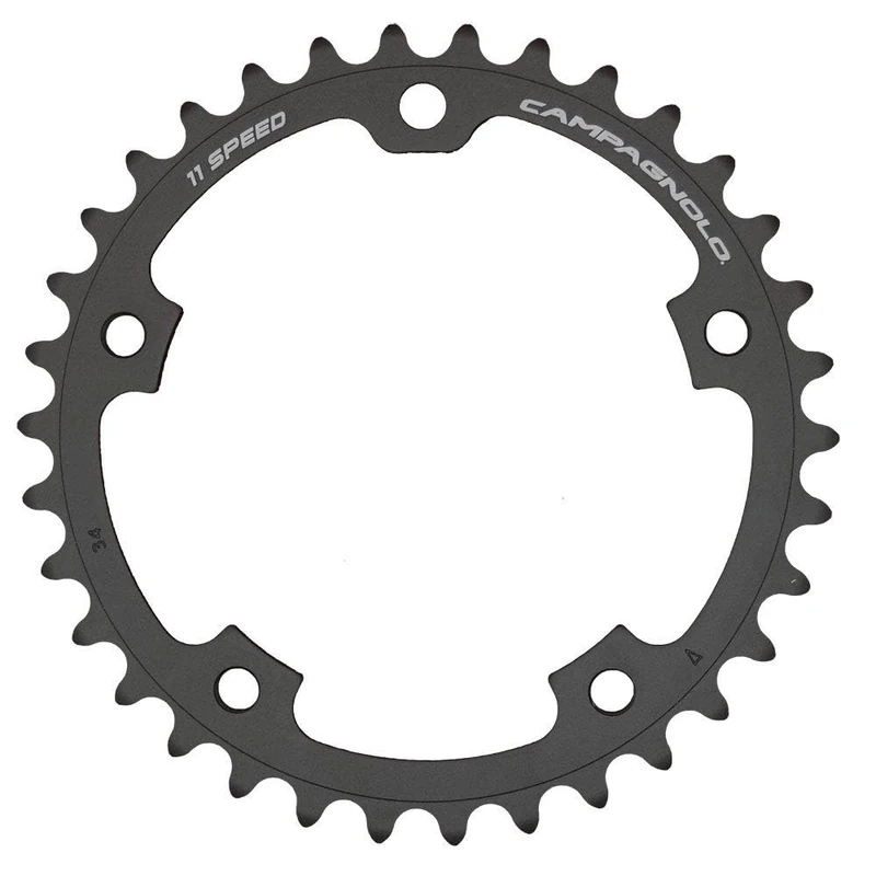 Campagnolo Unisex 5 Arm Super Record 11 Speed Chainring, Argento, Inner 34T UK