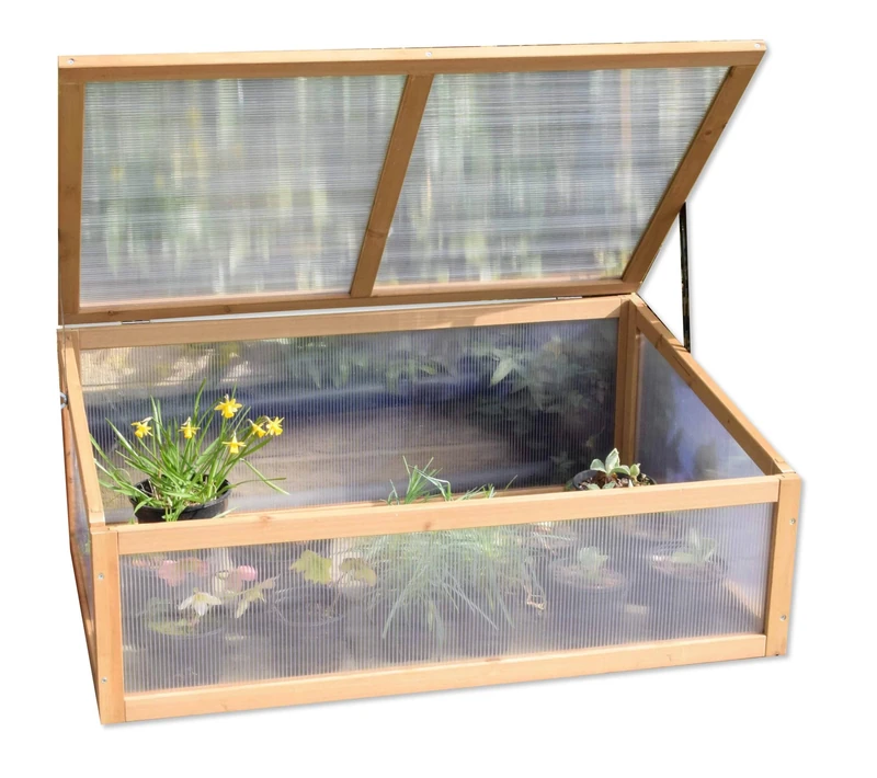 Spear & Jackson COLDFRAME1 Timber Cold Frame 1000 x 660 x 400mm - Image 1
