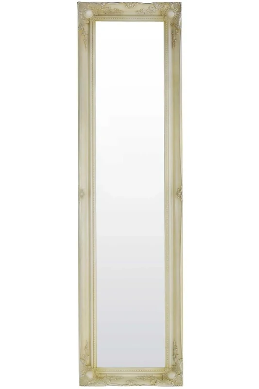 Elegant 3" Ivory Swept 36" x 60" Mirror with Quality 4mm Pilkington Glass