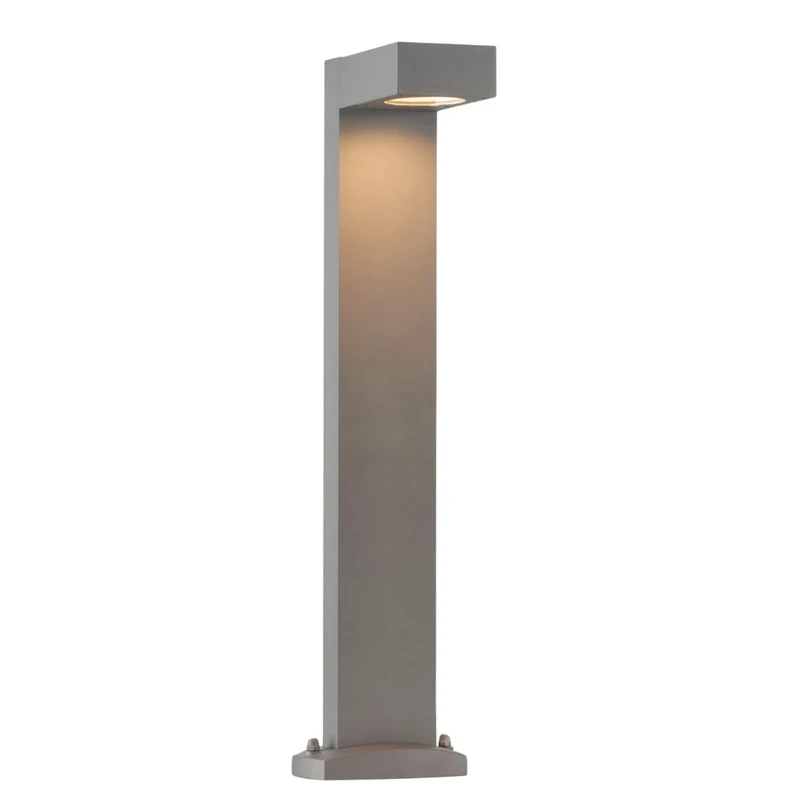 SLV Free-Standing lamp QUADRASYL 75 / Outdoor Illumination for Paths, Walls, entrances, LED Outdoor Garden lamp / GX53 IP44 11W Grey