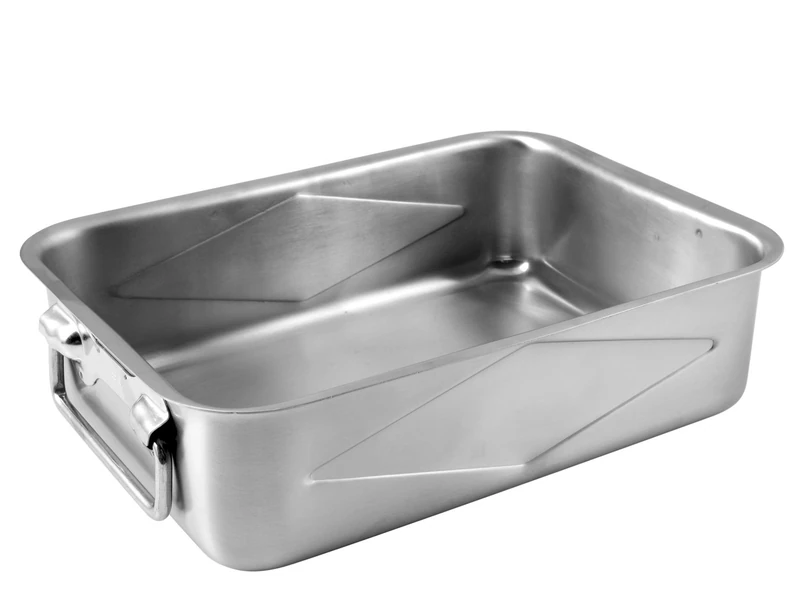 Pinti Stainless Steel Roasting Dish 30 x 21 x 7 cm Internal Dimensions