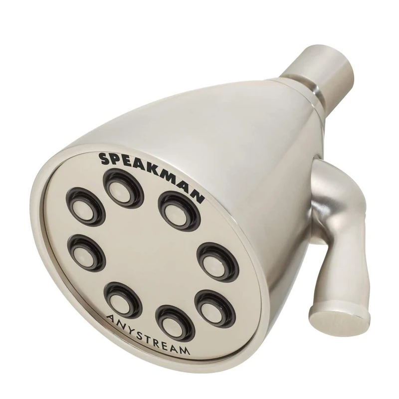Speakman S-2251-BN Icon Anystream Brass Shower Head - Image 1