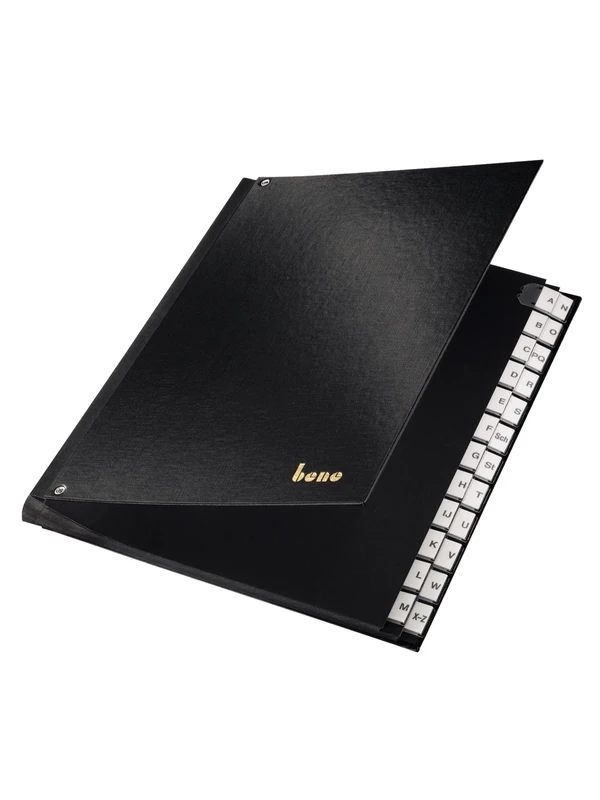 Bene 75116SW Standard Organiser File Polypropylene Black