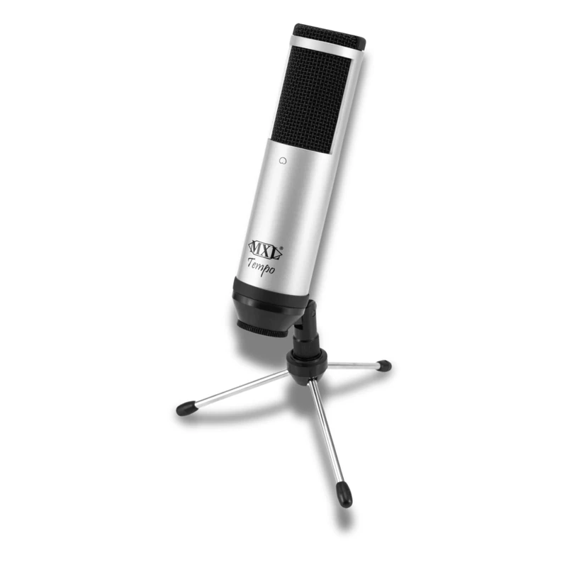 MXL Tempo USB Microphone, Silver/Black