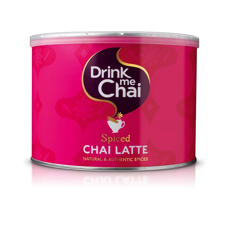 Drink Me Chai Spiced Chai Latte 1kg (Pack of 1) - Just Add Water, Chai Latte Powder (50 servings)