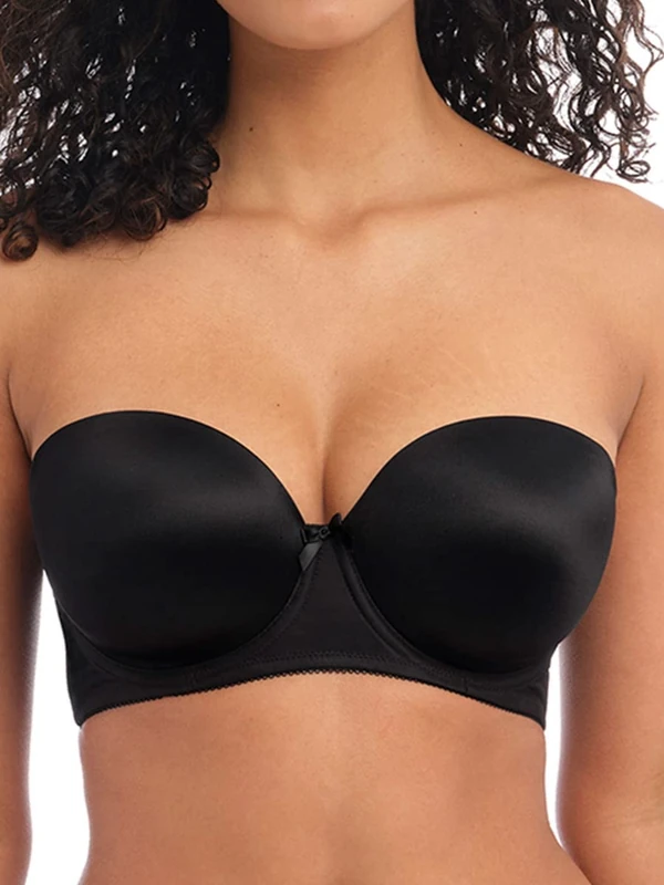 Freya Women's Deco UW Moulded Strapless Bra - Black - 34FF
