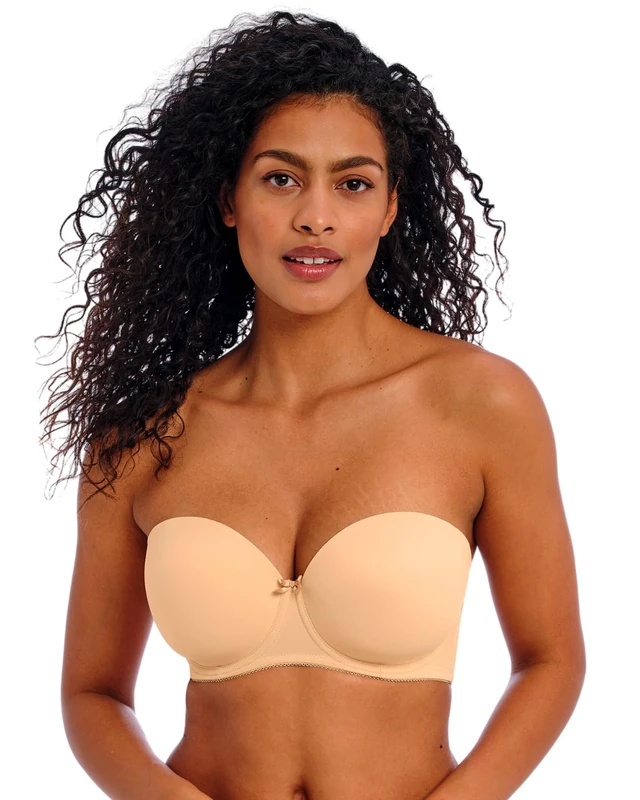Freya Deco Strapless Moulded Bra Nude Beige 36DD