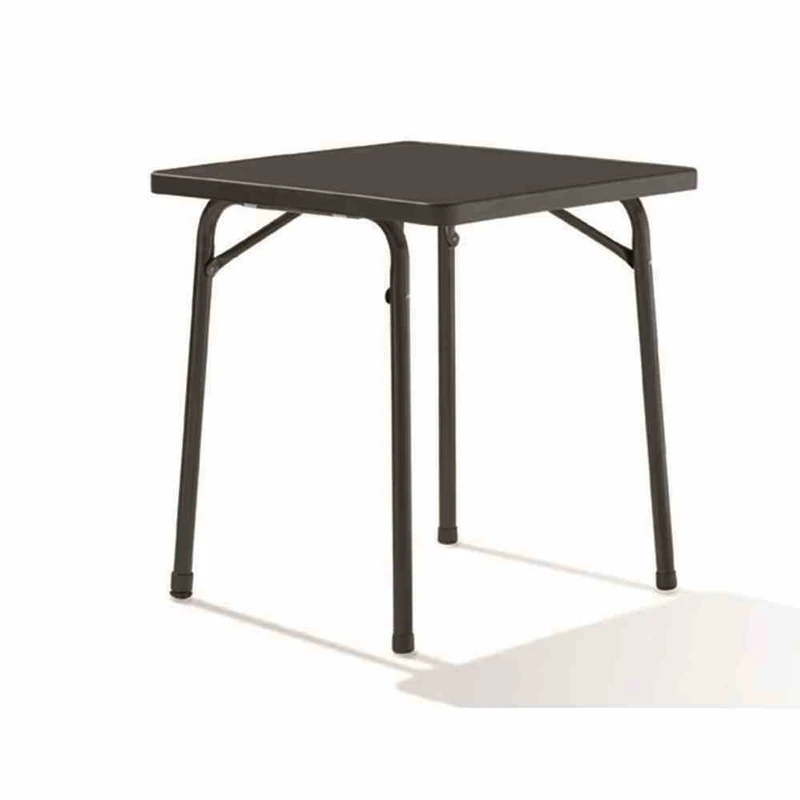 SIEGER Folding garden table with mecalit-PRO decorative plate