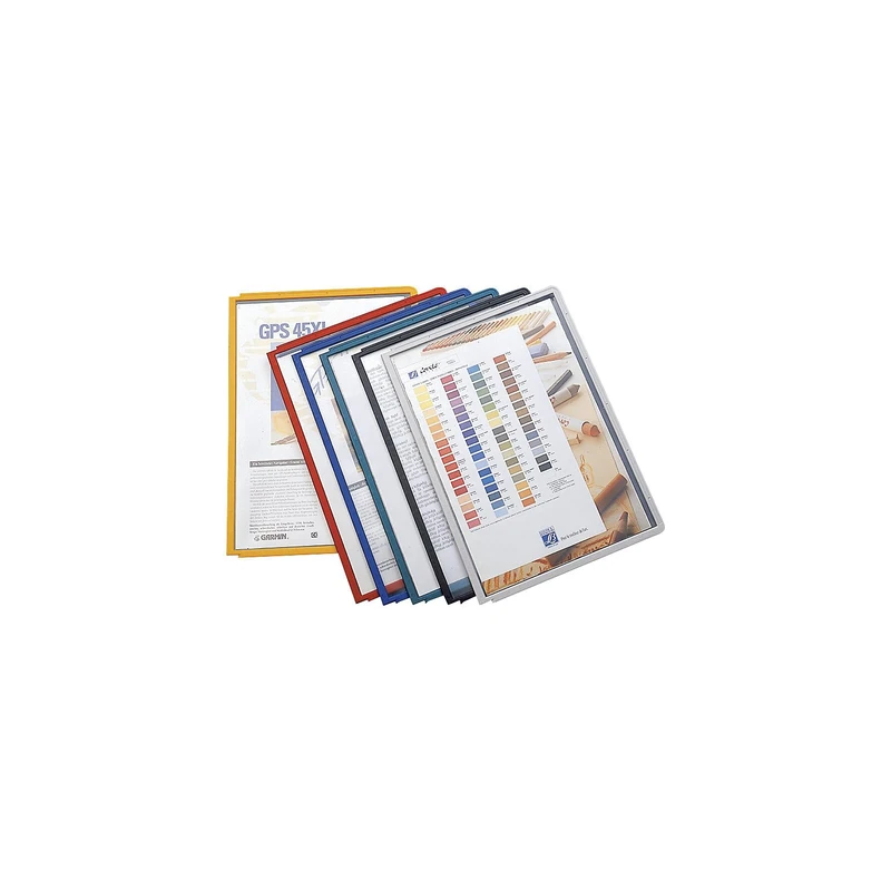 Durable Sherpa Display Panels A4 - Assorted Colours (Pack of 10)