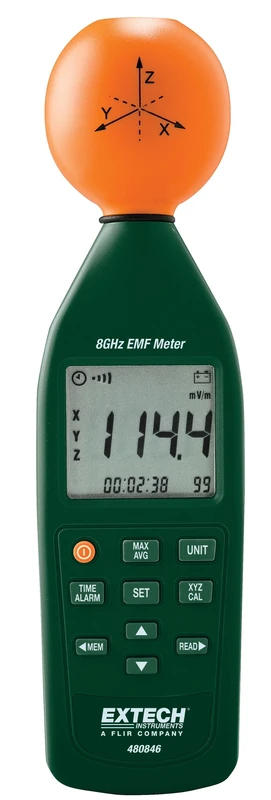 Extech Instruments 480846 8GHz RF Electromagnetic Field Strength Meter