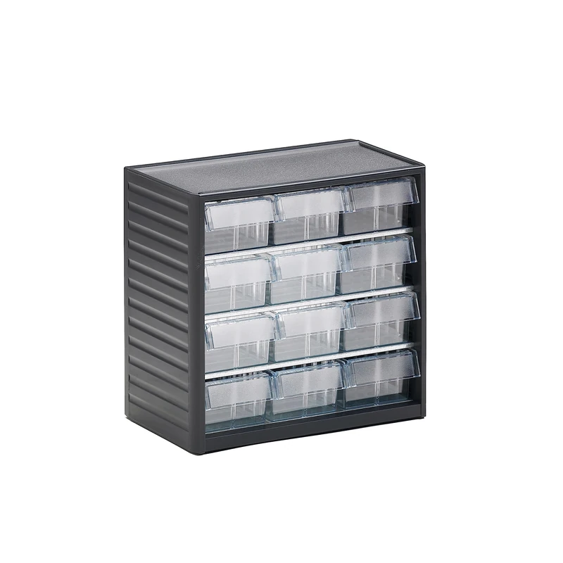 Treston 294-3 Small Parts Magazine, Light Grey, WxDxH 310x180x290 mm-Includes 12x L-04 Drawers
