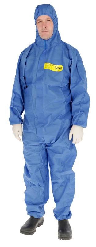 CoverBase SMS-3 Premium Chemical Protection Overall (SMS), Blue (Pack of 50), XL, Blaublau, 50