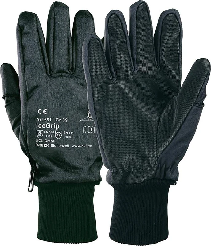KCL IceGrip 691 Cold Resistant Reusable Gloves with Warming Lining made of Thinsulate, Moisture Repellent, Size 10XL, 069110142X (1 Pair) - Image 1