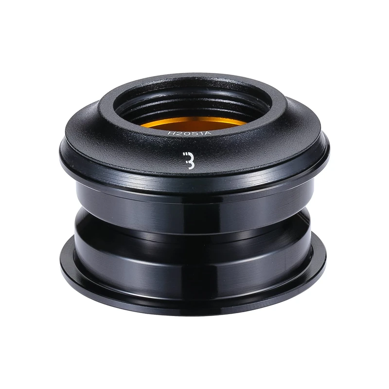 BBB Cycling Semi-Integrated Headset 1.1/8” Open Crown CrMo Bearing Black Semi-Integrated Headset BHP-51