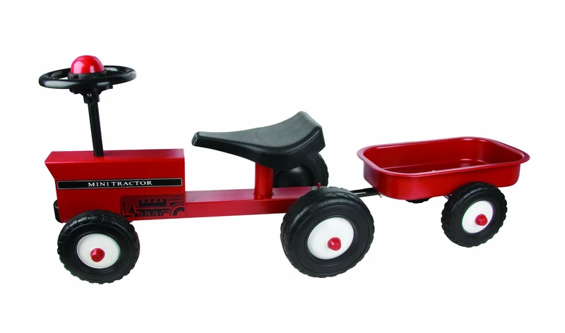 Great Gizmos Red Tractor with Trailer Ride On