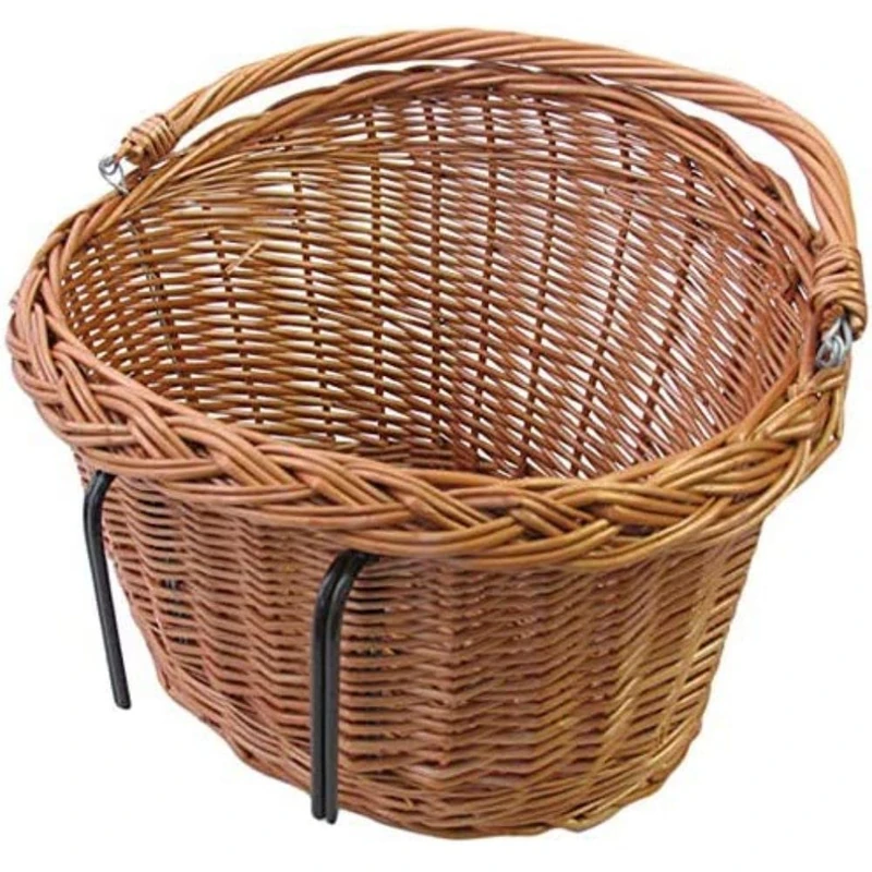 Basil Bicycle Basket Detroit Varnished Natural – One size – 15021