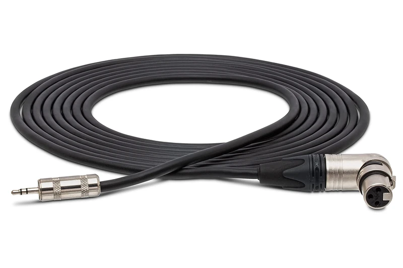 Hosa MXM-001.5RS 1.5-Feet 3.5mm RA XLR3F TRS Microphone Cable