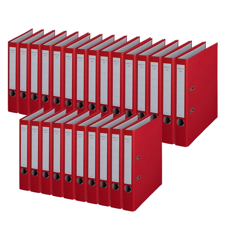 Centra Chromos A4 50mm Lever Arch File - Red (Pack of 25)