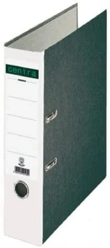 Centra 220121 Standard Folder with Coloured Spine with Slots A4 Wide White