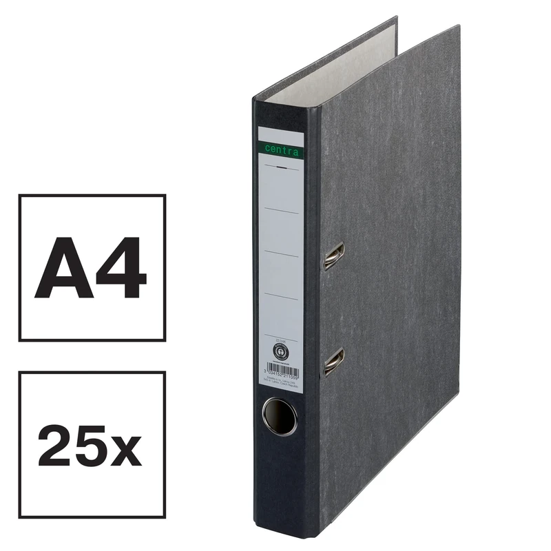 Centra Standard Lever Arch File – Parent 10-Page) Slim Black