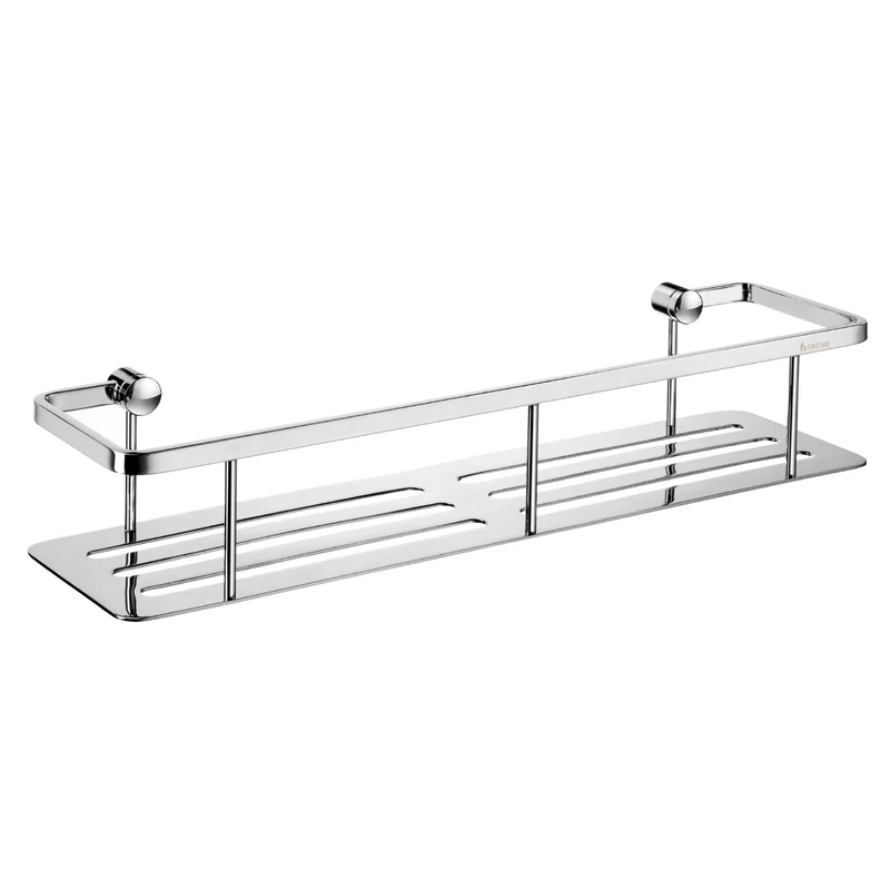 Smedbo Sideline Design Soap Basket, Polished Chrome, 45.5 x 10.7 x 8 cm, Silver