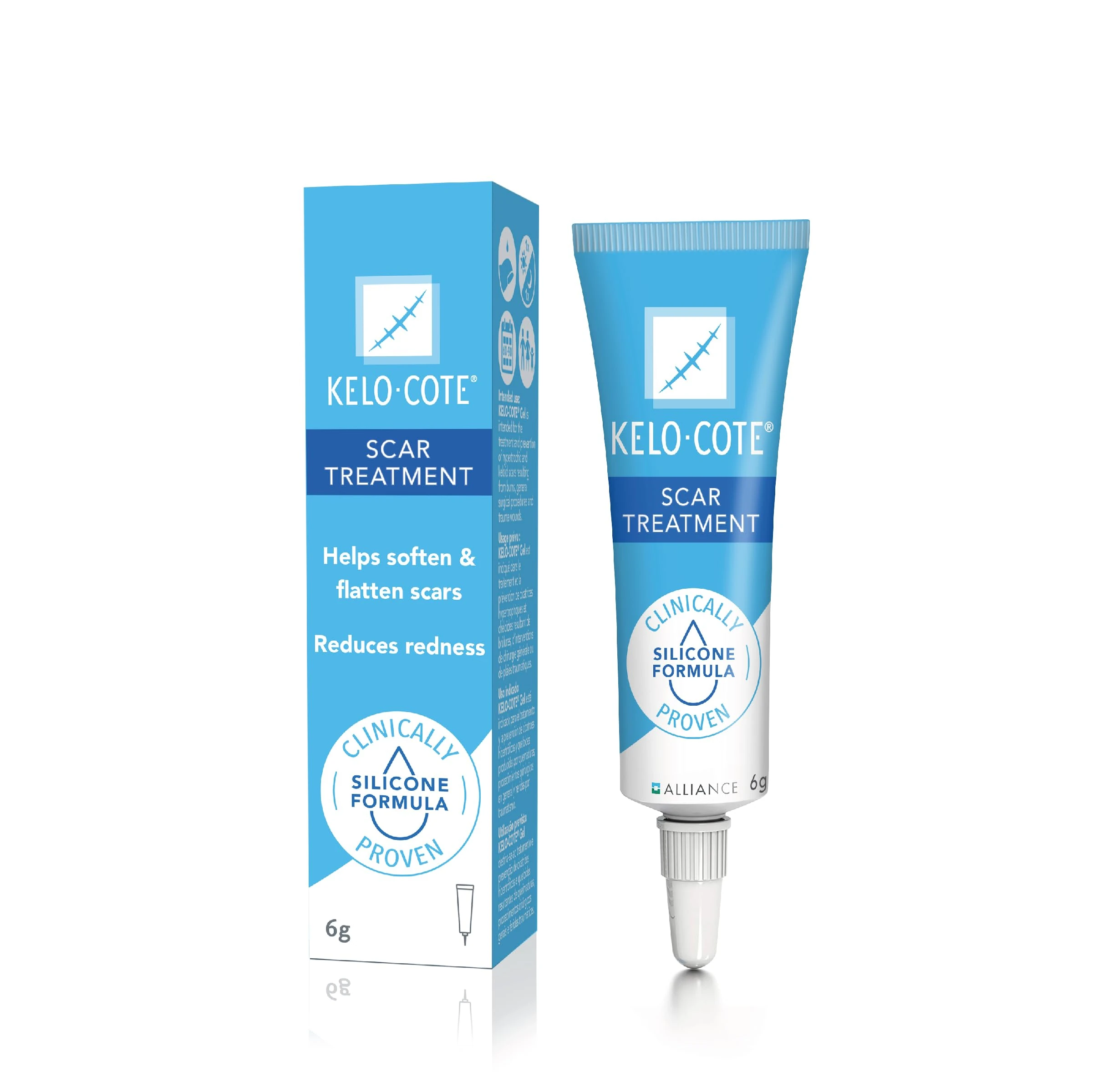 KELO-COTE Scar Gel 6g | Silicone Scar Gel Formula | Helps Improve The Appearance of Old & New Raised Scars | Reduces Redness, Itching & Discomfort | Ideal for Surgical, C-Section, Burn & Acne Scars