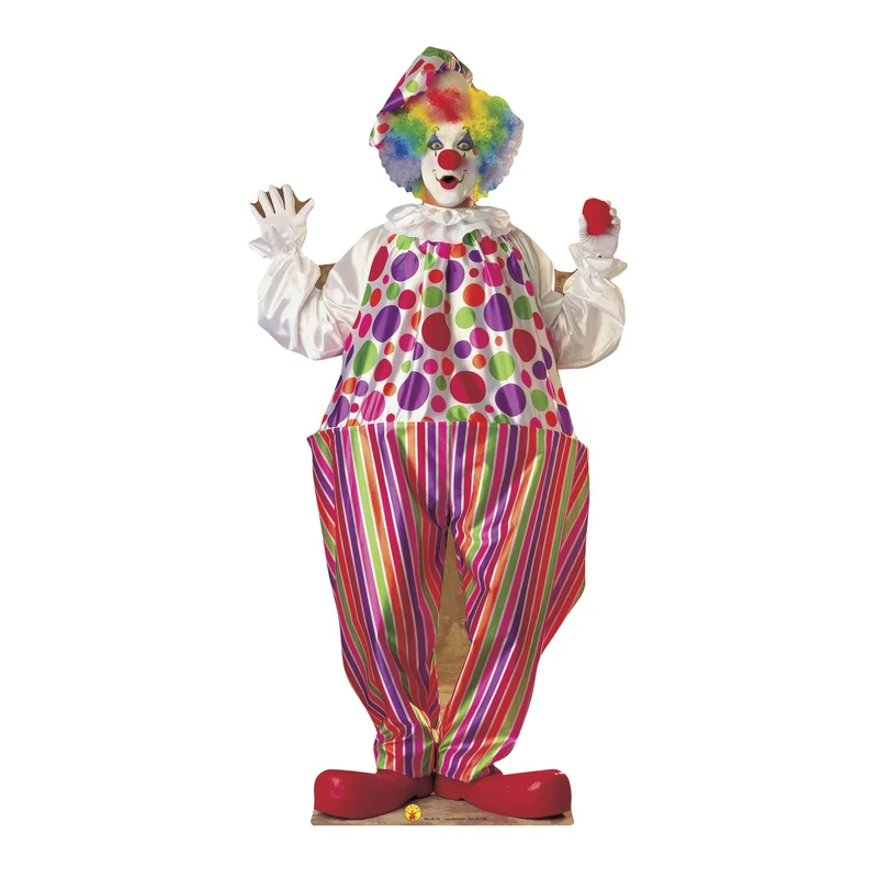 Star Cutouts Cut Out of Clown