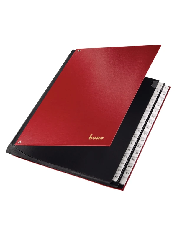 Bene 75416RT Standard Organiser File Polypropylene Red