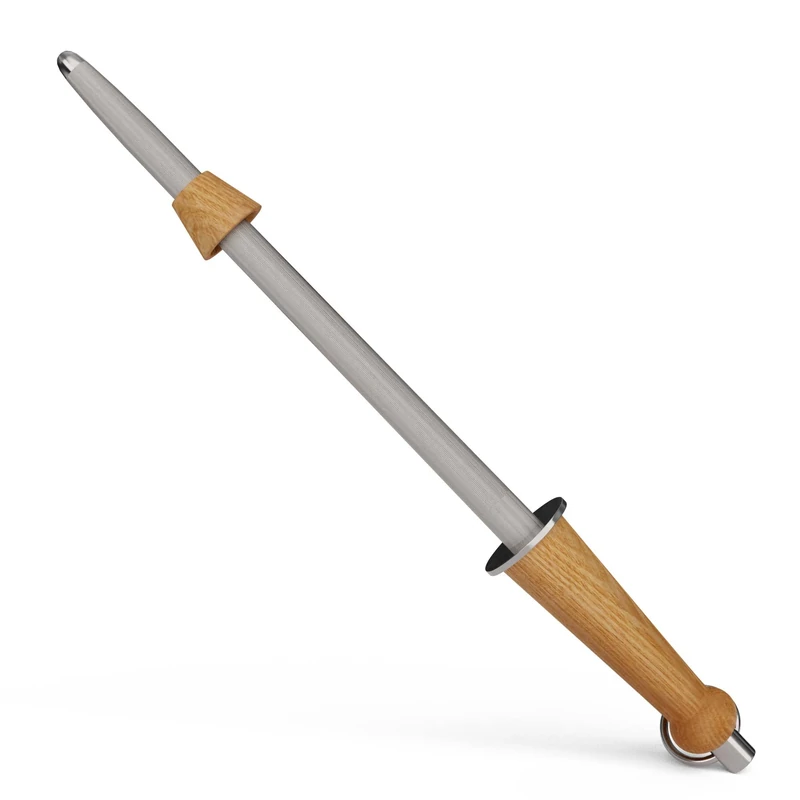 Güde Solingen Tradition - Sharpening Steel Forged, 32 cm, ash, K.GÜDE, Handmade Germany