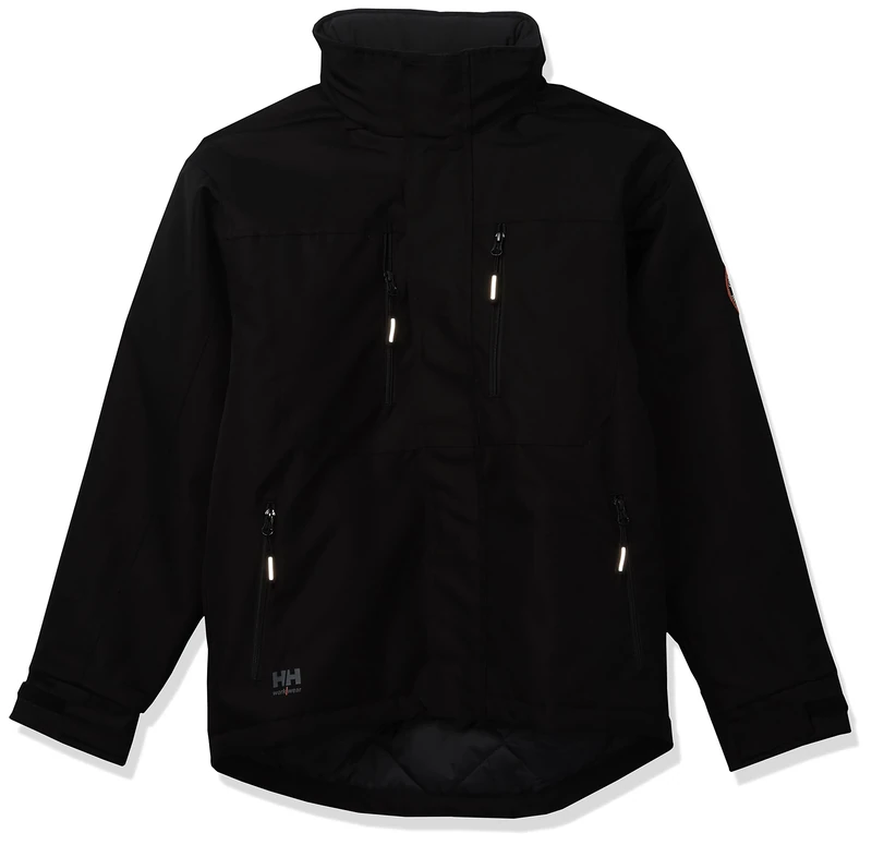 Helly Hansen Mens Berg Insulated Reflective Detachable Hooded Jacket