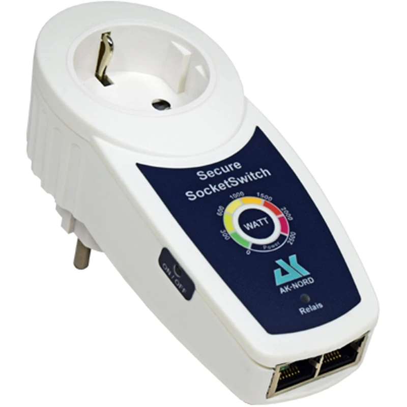SECOMP 19071499 Secure Socket Switch with 1x Protective Contact via TCP/IP White - Image 1